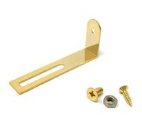 Gold Pickguard Mounting Bracket for Gibson Epiphone Les Paul Electric Guitar with Screws by VINTAGE FORGE | LPB10-GLD
