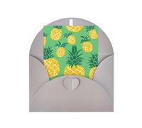 gold pineapple background Print Adorable Blank Cards& Envelopes,Unique Designs Perfect for Festivals, Invitations
