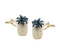 Gold Pineapple Cufflinks