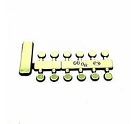 Gold Plastic Self Adhesive Numbers Dots 7mm Set of 12