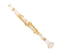 Gold-plated 17-key Bb Clarinet With Acrylic Transparent Body And Beautiful Instrument Clarinet Musical Instruments
