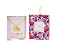 Gold Plated 3D Leopard Necklace