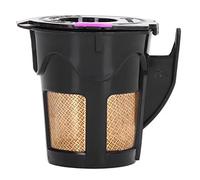 Gold Plated Capsule Cup Reusable Refillable Coffee Capsule Filter for K200 K300 K350 K360 K400 Premium Stainless Steel Plastic Dishwasher Safe (Medium Cup)