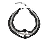 Gold-Plated Chunky Multi-Layer Necklace for Women, Punk Gothic Ball Pendant Choker,Geometric Twisted Chain Link Y Drop Necklace Statement Hip-Hop Vintage Grunge Y2k Fashion Jewelry,triple ball, Zinc