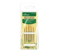 Gold-plated half-length sewing needles no.12