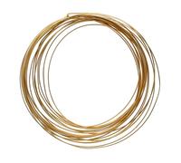 Gold Plated Half Round Craft Bead Wire 21Ga (12Ft)