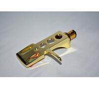 Gold plated Headshell Cartridge mount with gold connectors for Denon DP 500M, DP 300F SP, PD 60L, DP A100, DP 1300 Mk2, DP 1100, DP 1200, DP 1250 Turntable Tonearms