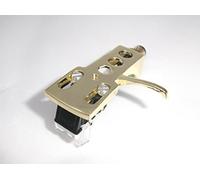 Gold plated headshell mount with MM cartridge for Technics SL120, SL110, SL1300, SL1301, SL1310, SL1350, SL1400, SL1401, SL1410, SL1500, SL1510, SL1650, SL1900, SL1950, SL2000, SL3310 Turntables