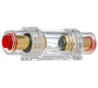 Gold Plated Inline AGU Fuse Holder with 60A Fuse for Automotive Audio Power Safety Protection