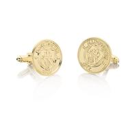 Gold Plated Manchester City FC Cufflinks - J2082