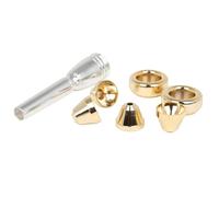 Gold Plated No. 7 Head 3C 3B 2C 2B Trumpet Mouthpiece Set Exercise Kit for Beginners and Professional Players For Musicians, Students, And Performers