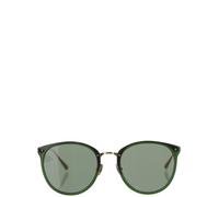 Gold-Plated Oval Sunglasses with UV Protection - female - Linda Farrow - Sunglasses - Green - ONE SIZE - Accessories ONE SIZE