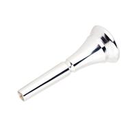 Gold-plated/Silver-plated French Horn Universal Beginner's French Horn Playing Mouthpiece Accessories French Horn Replacement Parts (Color : Silver)