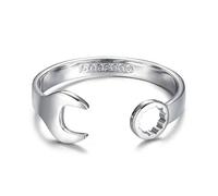 Gold Plated/Silver Plated Spanner Wrench Bangle Bracelet, Adjustable Jewellery for Kids - Bling King London