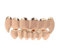 Gold Plated Teeth Grill Classic Design for Cultural Expression Oral Fashion Accessory Unisex Style