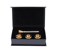 Gold Plated Trumpet Mouthpiece 7C 5C 3C 1.5C Brass Nozzle for Bb Trumpet - Conversion Kit for Intermediate to Advanced Players