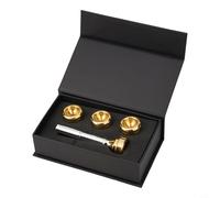 Gold Plated Trumpet Mouthpiece Set 7C 3C 1 Cup Brass Instrument Accessory for Students