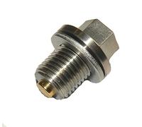 Gold Plug MP02T Stainless Steel Magnetic Drain Plug, Silver