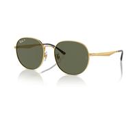 Gold Polarized Sunglasses Crystal Green Style - unisex - Ray-Ban - Sunglasses - Yellow - 57 MM - Accessories 57 MM