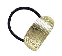 Gold Ponytail Cuff, Geometric Ponytail Cuff Pony Tails Hair Ties, Pony Tail Holders, Metal Hair Ties, Gold Hair Cuff For Daily And Special Occasions