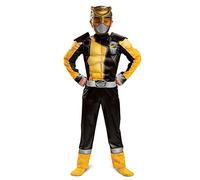 Gold Power Ranger Muscle Boys size M 7/8 Beast Morphers Costume Disguise
