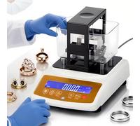 Gold Purity Analyser Meter W/Digital Display,Gold Purity Content Detector,Electronic Gold Purity Tester Machine,Gold Density Meter,Purity Density Meter,Precious Metal Authenticity Tester XF-1203K