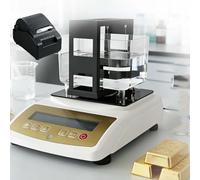 Gold Purity Content Tester, Digital Density Meter for Gold, Silver & Jade, Non-Destructive Testing, Results Printable, Easy Operation