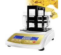 Gold Purity Tester, 300g K Value Tester with LCD Display, 9-24K Precious Metal Density Meter for Jewelry Store and Bank