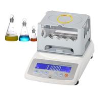 Gold Purity Tester, Automatic Gold Testing Kit,Gold Density Meter,Density Range 0.001~99.999g/Cm3,LCD Blue Light Screen,Test foam, PVC,aluminum alloys, mineral ores(300A)