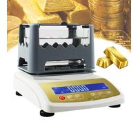 Gold Purity Tester, Digital Density Meter, Portable Precious Metal Authenticity Tester with LCD Display, 0.01g/cm³ Density Resolution for Accurate Testing