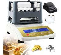 Gold Purity Tester Machine, Metal Purity Analyzer, Precious Metal Testing Kit for Gold, Silver, Palladium & Platinum, Weighing Precision 0.01g/0.005g/0.001g, for Jewelry