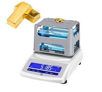 Gold Purity Testing Machine, Density Analyzer for Gold and Silver with Metal Base & LCD Display, Intelligent Chips & High-precision Sensors, Large Jewelry Analyzer(300g)