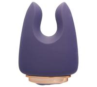 gold/purple Orchid Silicone 10-Speed Vibrating Clit & Nipple Stimulator