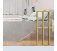 Gold Railings for Steps Stairs Indoor 18 21 24 32 36 40 Inch, Metal Staircase Banister Kit for Apartment Loft Home Villas Hotel, Elderly Children Stairway Support Poles,M Forma, 1 Pcs,H,65cm/25.5 in