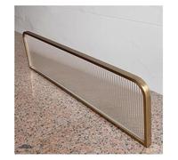 Gold Restaurant Divider Panel, 0.8m x 60cm Privacy Partition for Dining Areas & Commercial Seating, Stylish Countertop Enclosure for Enhanced Privacy & Aesthetic Appeal
