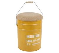 (Gold) Retro Vintage Rustic Kitchen Pub Sitting Can Stool