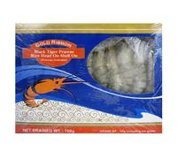 Gold Ribbon Black Tiger Prawns 16/20 1kg （Net 700g）