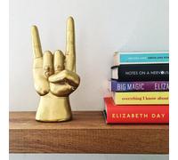 Gold Rock Hand Ornament Headphone Stand