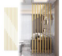 Gold Room Divider - Freestanding, DIY Wall Panel for Bathroom, Living Room, or Entrance - No Drilling Needed, Stylish for Home Decor