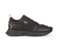 Black Gold Mesh Runner for Men - male - Hugo - Sneakers - Black - 11 UK - Shoes 11 UK