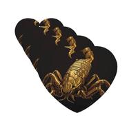 gold scorpion Car Air Freshener Cards for Women Men 4 Pack Cute Car Accessories Long Lasting Scent Car Diffuser Hanging Auto Aromatherapy Tablets Car Fresheners Gifts