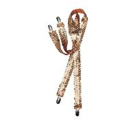 Bristol Novelty BA1027 Suspenders Braces | Unisex | Gold Sequin, Mens, Solid, One Size