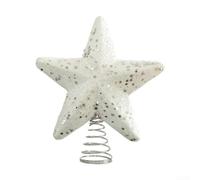Gold Sequin Christmas Star 18CM Festive Home Decor(white-L)