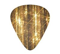 Gold Sequin Sparkle Advanced guitar pick 12 pieces Three thicknesses for bass, electric guitar, acoustic guitar bag