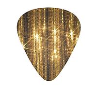 Gold Sequin Sparkle Advanced guitar pick 12 pieces Three thicknesses for bass, electric guitar, acoustic guitar bag