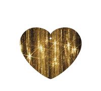 Gold Sequin Sparkle Printing Fashion Car Air Freshener Cards 10 Pcs Car Scented Hanging Sheets