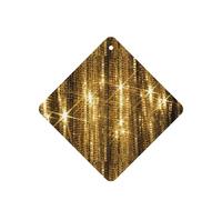 Gold Sequin Sparkle Printing Fashion Car Air Freshener Cards 10 Pcs Car Scented Hanging Sheets