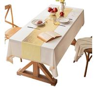 Gold Sequin Table Runner - Glitter Champagne Fabric Decorations for Wedding, Party, Ramadan, Valentine's Day - 12 x 71-Inch Table Cover