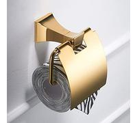 Gold Set Toilet Bursh Holder Gold Polished Towel Ring Bath Corner Shelf Wall Mount Bathroom Products Hook towel rack As shown (Glass Shelf As shown)