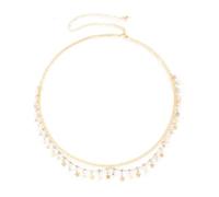 Gold Sexy For Waist Chain for Layered for Bikini Body Chains Adjustable For Rhinestone For Fringe Summer Women Jewelry Beach for Prom Nightclubs Lingerie Chain Accessories (Model 5)